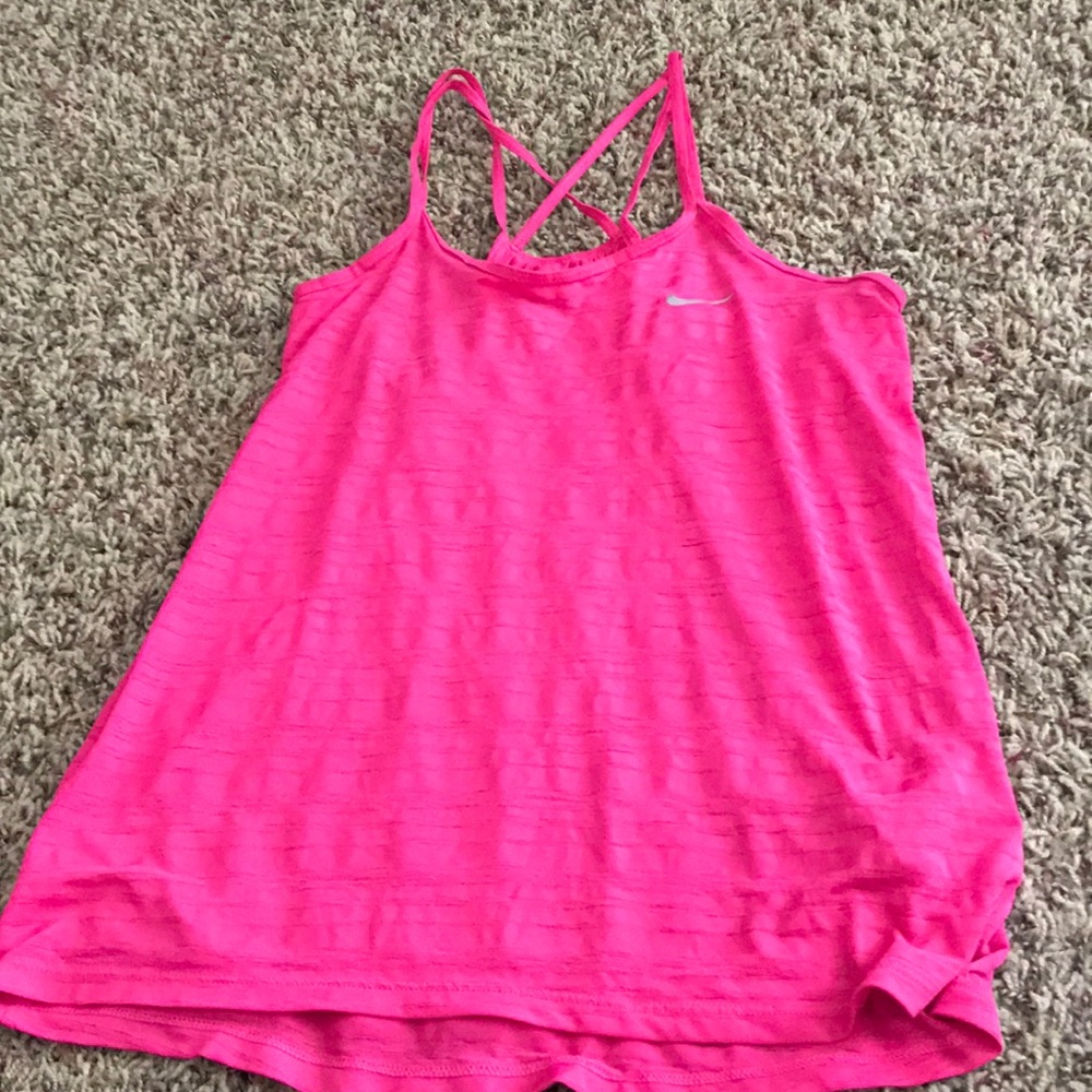 Nike cross back workout top